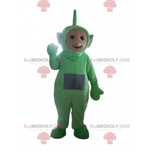 Green teletubbie mascot. Teletubbie costume - Redbrokoly.com