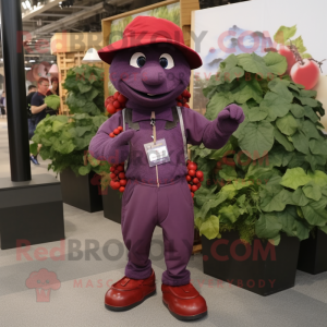 Red Grape maskot kostume...