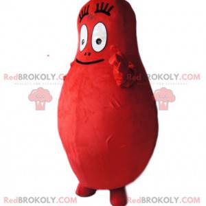 Barbidur mascot, the red barbapapa - Redbrokoly.com