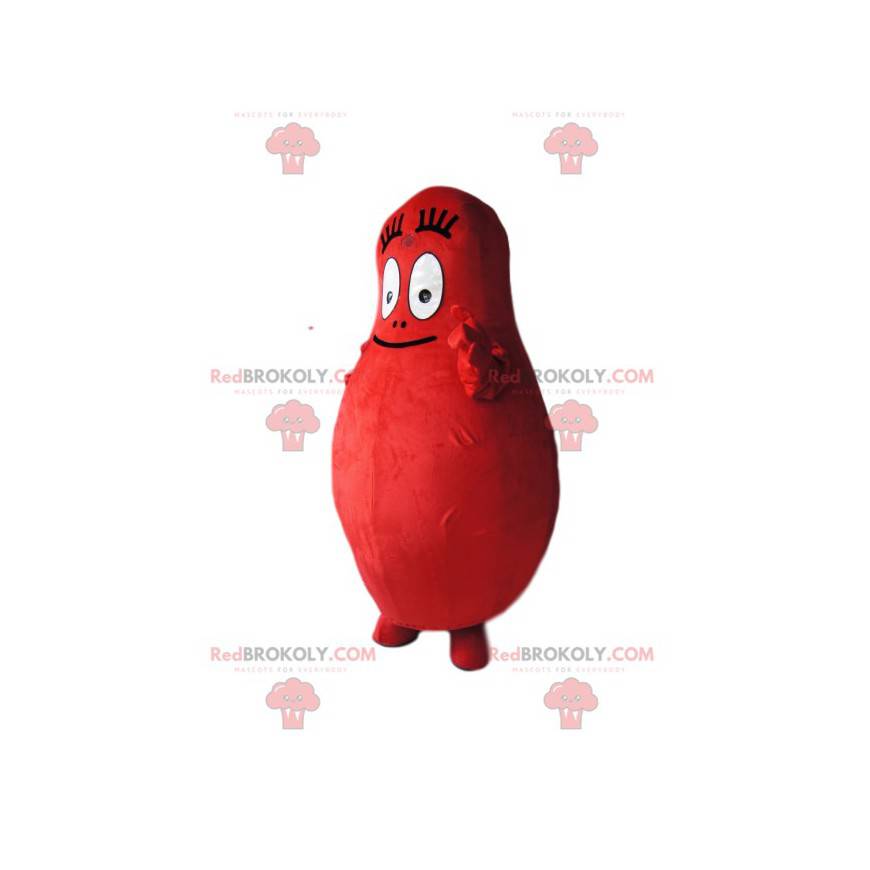 Barbidur mascot, the red barbapapa - Redbrokoly.com