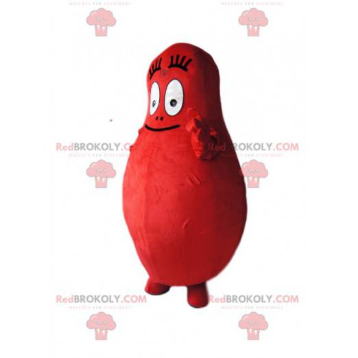 Barbidur mascot, the red barbapapa - Redbrokoly.com