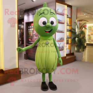 Olive Plum maskot kostume...