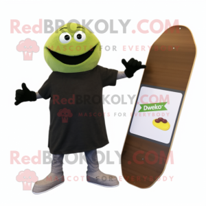 Olive Skateboard maskot...