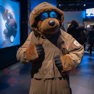 Brown Navy Seal mascotte...