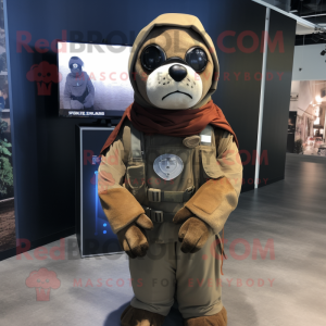 Brown Navy Seal mascotte...