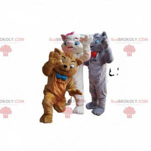 Aristocats Maskottchen Trio. Aristocats Kostüm - Redbrokoly.com