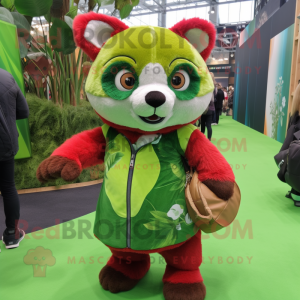 Lime Green Red Panda...