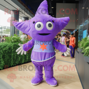 Purple Starfish maskot...