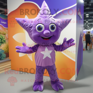 Lilla Starfish maskot...