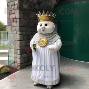 White Irish Castle maskot...