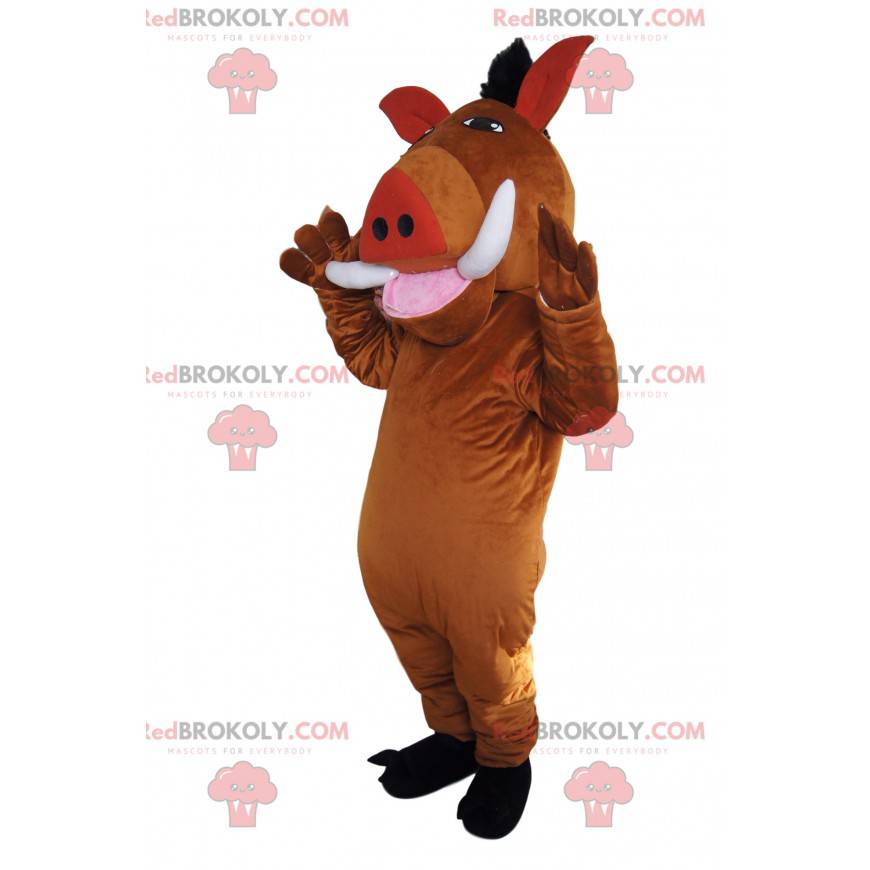 Mascot of Pumba, den berømte vortesvin af løvekongen -