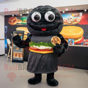 Black Burgers Maskottchen...