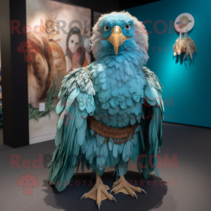 Cyan Haast S Eagle mascotte...