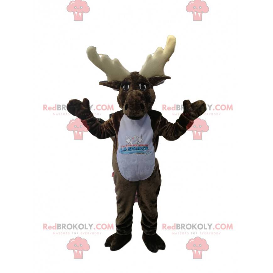 Älgmaskot med vackra horn - Redbrokoly.com Älgmaskot med vackra horn - Redbrokoly.com