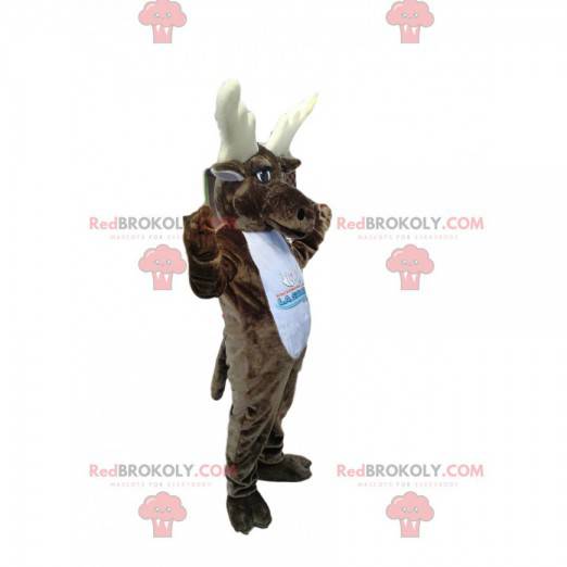 Mascota de los alces con hermosas astas - Redbrokoly.com