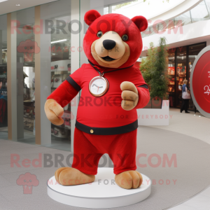 Postava maskota Red Bear...