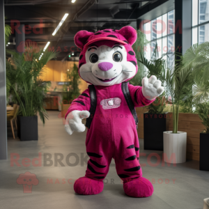 Magenta Tiger mascotte...