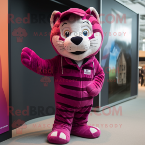 Magenta Tiger mascotte...