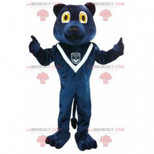 Mascotte van de blauwe beer van de Girondins de Bordeaux