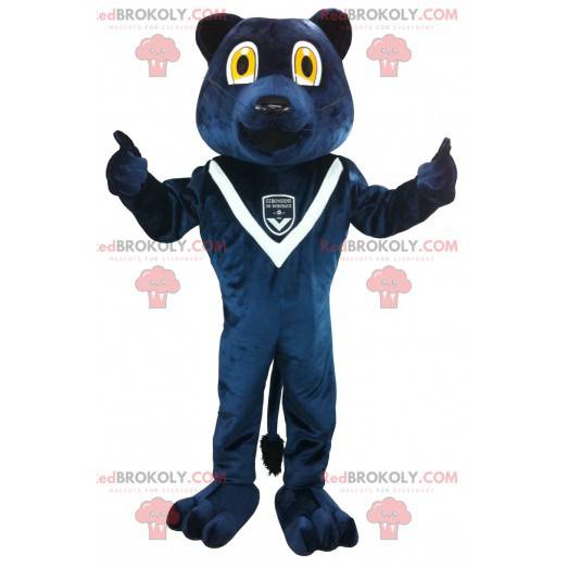 Mascot of the blue bear of the Girondins de Bordeaux -