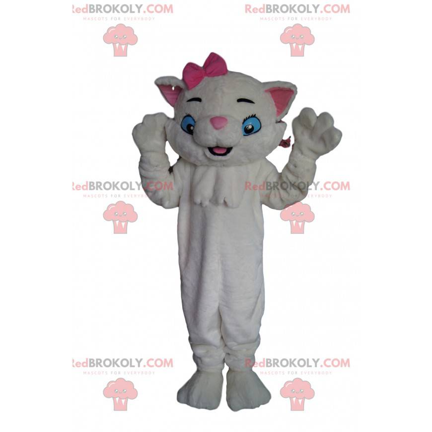 Very charming white cat mascot with a bow tie - Redbrokoly.com Very charming white cat mascot with a bow tie - Redbrokoly.com