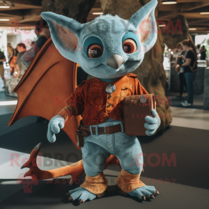 Rust Bat maskot drakt...