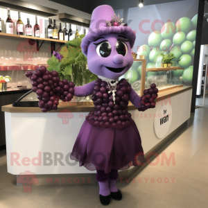  Grape mascotte kostuum...