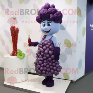  Grape mascotte kostuum...