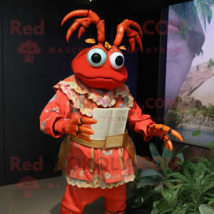  Crab mascotte kostuum...