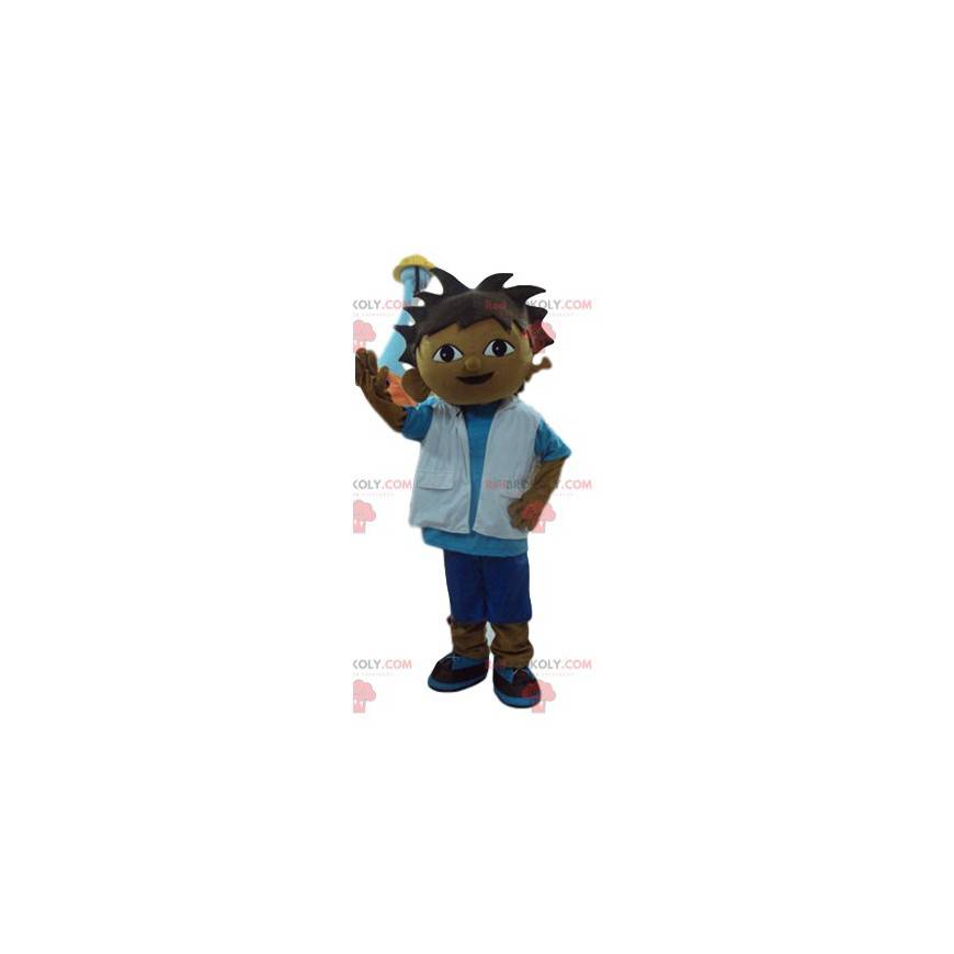 Kleine jongensmascotte in scooteruitrusting - Redbrokoly.com