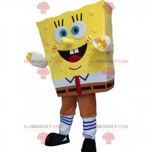 Mascotte de Bob l'Eponge très enthousiaste - Redbrokoly.com