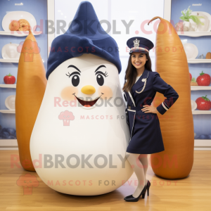 Navy Pear maskot kostume...