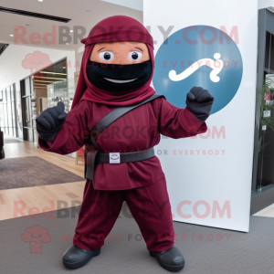 Maroon Ninja mascotte...