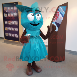 Teal Chocolate Bar mascotte...