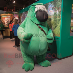 Forest Green Walrus maskot...