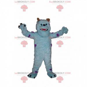 Mascot Sulli, the fun blue monster from Monsters Inc. -