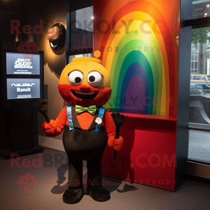 Rust Rainbow maskot kostume...