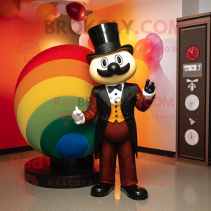 Rust Rainbow maskot kostume...