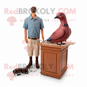 Maroon Passenger Pigeon...