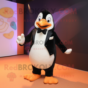 Peach Penguin maskot drakt...