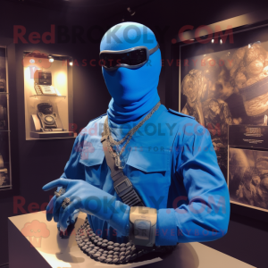 Blue Gi Joe mascotte...