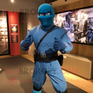 Blue Gi Joe mascotte...