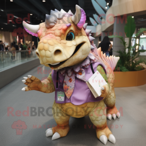  Triceratops maskot kostume...