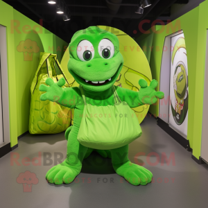 Lime Green Hydra mascotte...