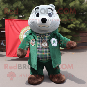 Forest Green Seal maskot...