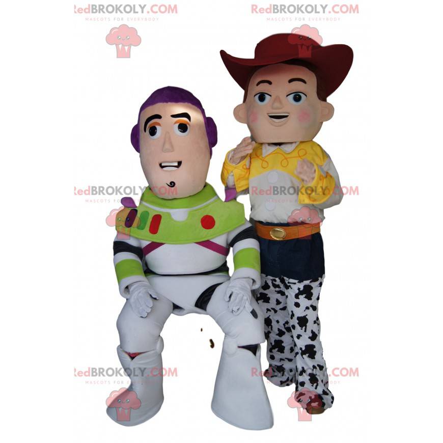 Jessie und Buzz Lightyear Maskottchen-Duo aus Toy Story - Jessie und Buzz Lightyear Maskottchen-Duo aus Toy Story -