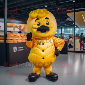 Gul Croissant maskot...