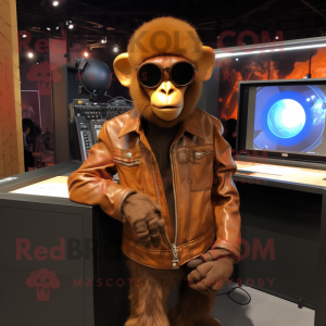 Rust Monkey maskot kostym...