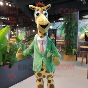 Olive Giraffe mascotte...