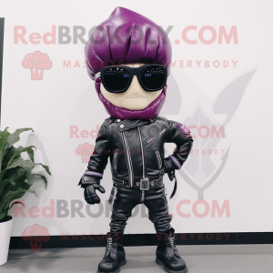 Purple Beet maskot kostume...